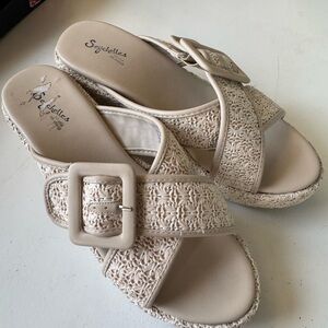 Seychelles Women's Tan Buckle Sandals